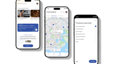 Interface of the Sol menopause app