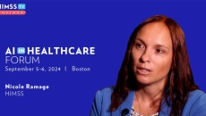 Nicole Ramage at HIMSS_AI in Healthcare Forum 2024 Nicole Ramage at HIMSS_AI in Healthcare Forum 2024