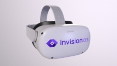 An Oculus headset using InvisionOS