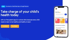 Screenshot of Health Basix's website landing page