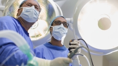 Surgeons in an operating room Surgeons in an operating room