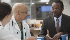 Clinicians, administrator in conference Clinicians, administrator in conference