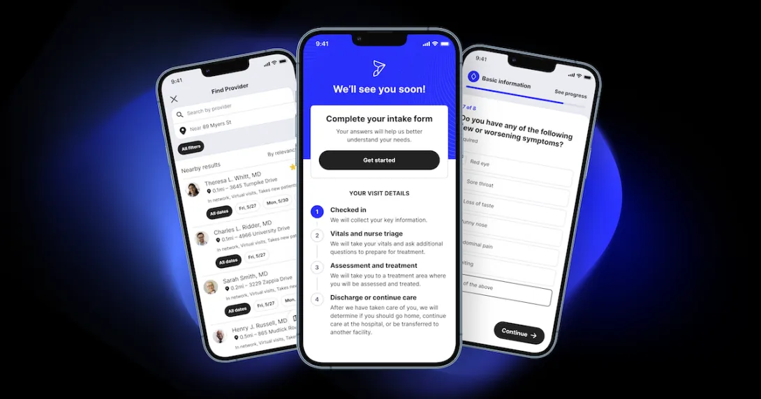
  Florence app shown on phone screen
